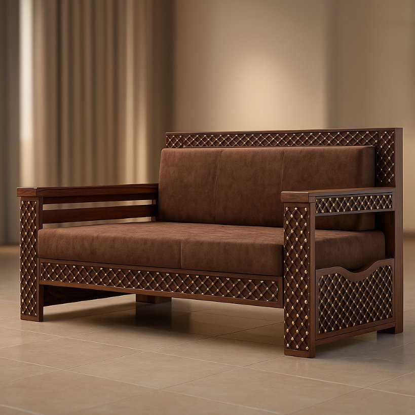 Aangan Royal Carved Sofa Set