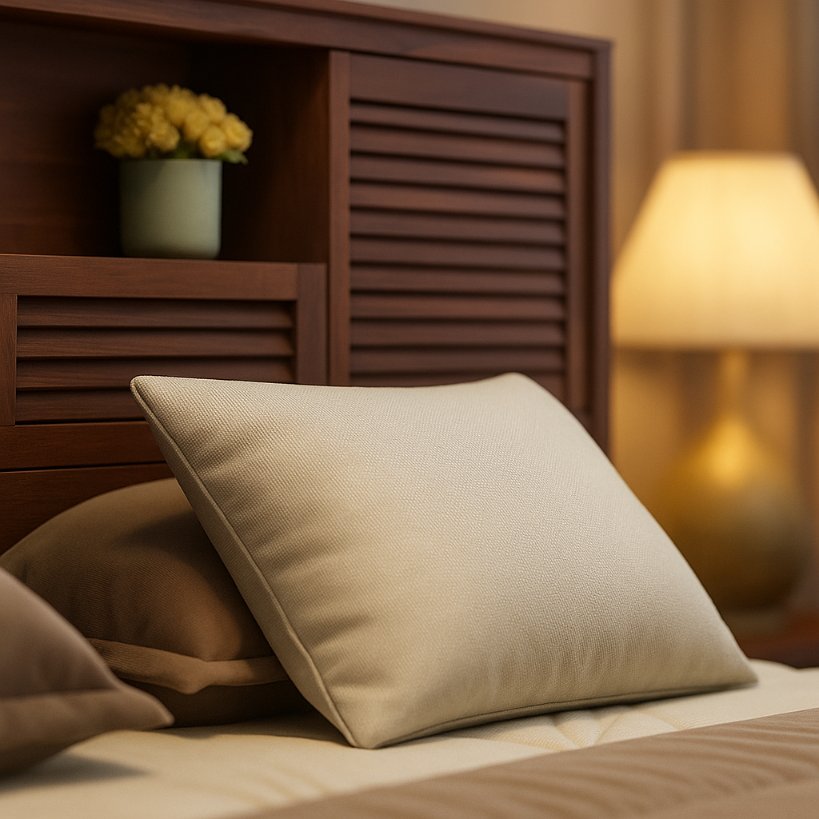 Aangan Slatted Headboard Storage Bed