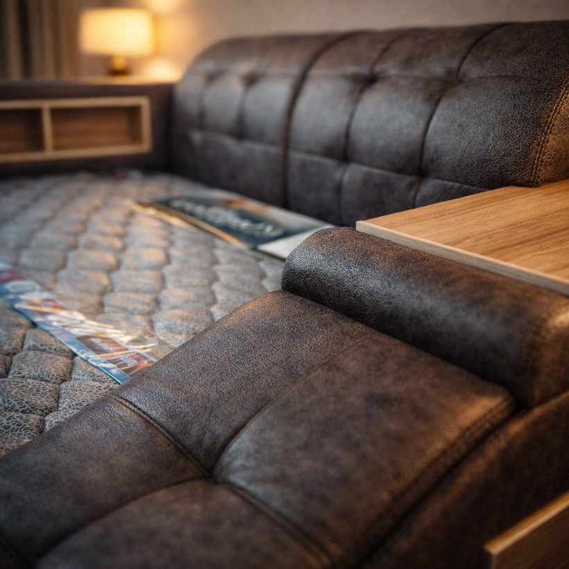 Elite Lounge Comfort Bed with Integrated Side Storage & Cushioned Surround Design