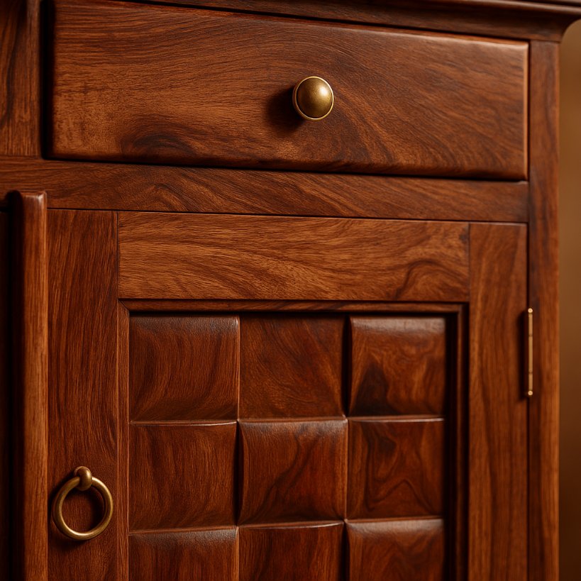 Aangan Hand-Carved Classic Sideboard