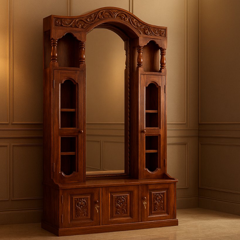Aangan Royal Carved Dresser Unit