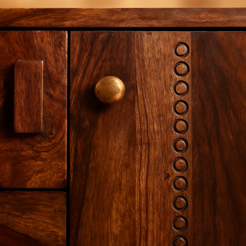 Aangan Contemporary Sheesham Console Sideboard