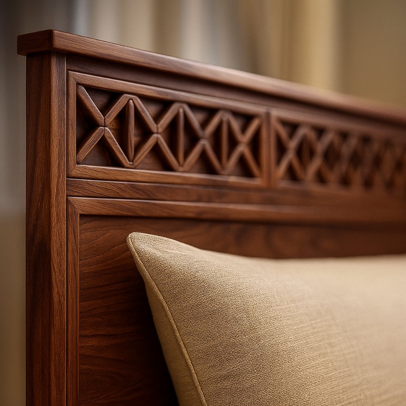 Aangan Classic X-Carved Heritage Bed