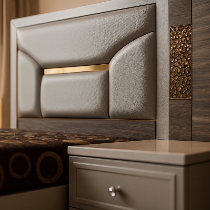 Elara Comfort Storage Bed with Designer Headboard