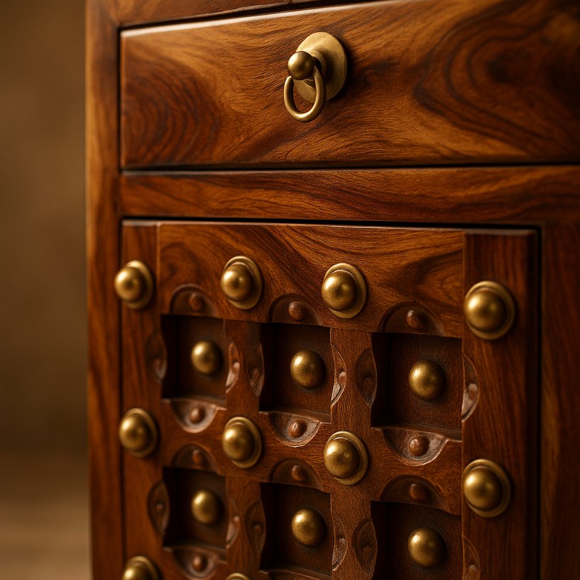 Aangan Heritage Brass-Dot Sideboard