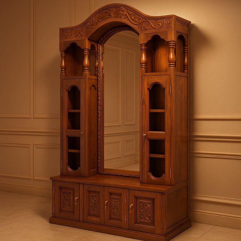 Aangan Royal Carved Dresser Unit