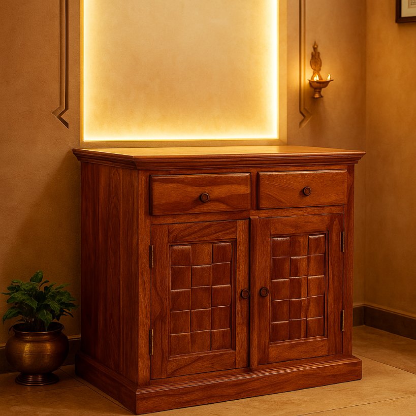 Aangan Hand-Carved Classic Sideboard