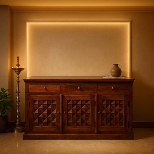 Aangan Geometric Heritage Sideboard