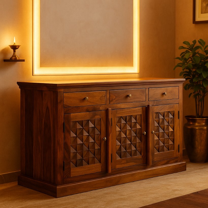 Aangan Geometric Heritage Sideboard