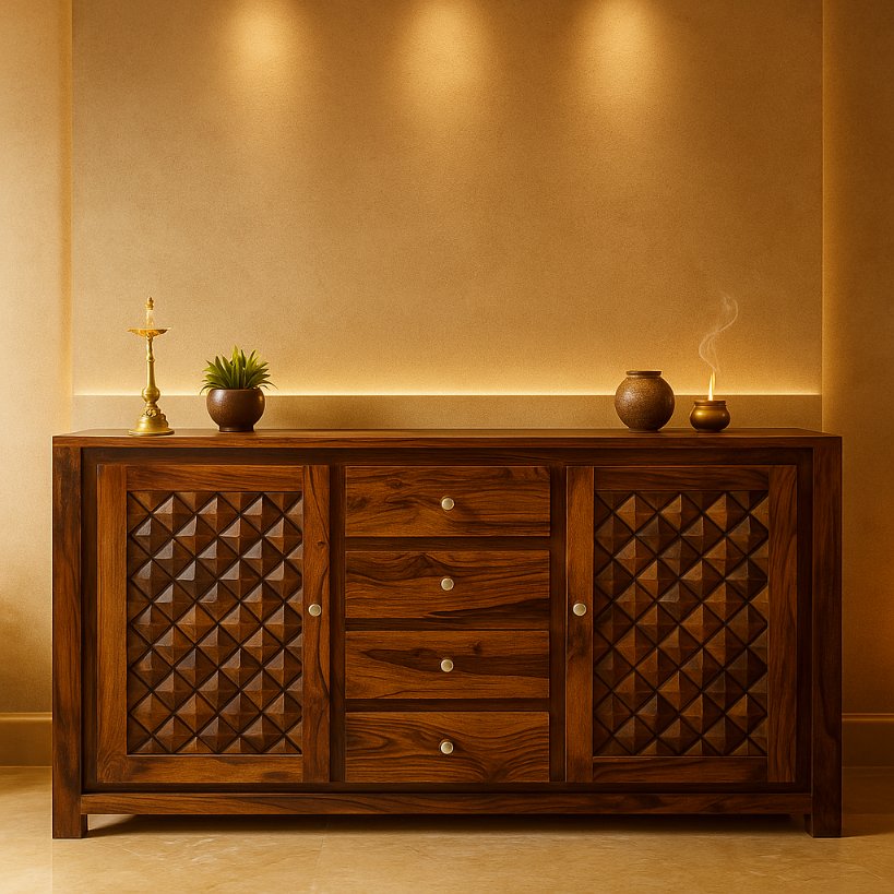 Aangan Royale Geometric Sideboard