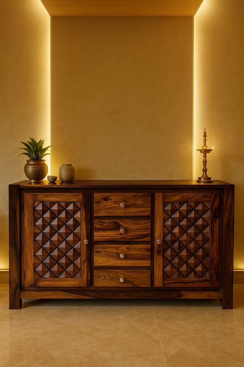 Aangan Royale Geometric Sideboard