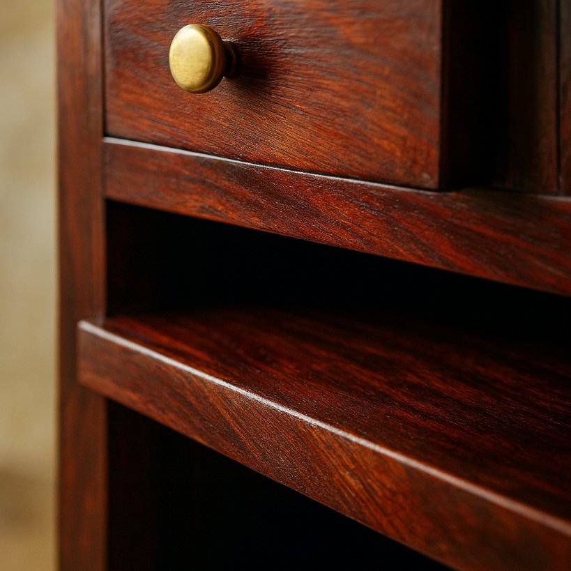 Solid Wood Shoe Rack with Storage Shelves
