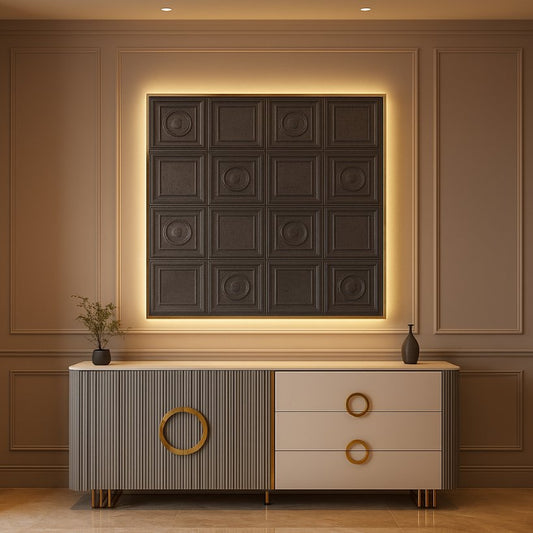 Aangan Modern LED Wall Console