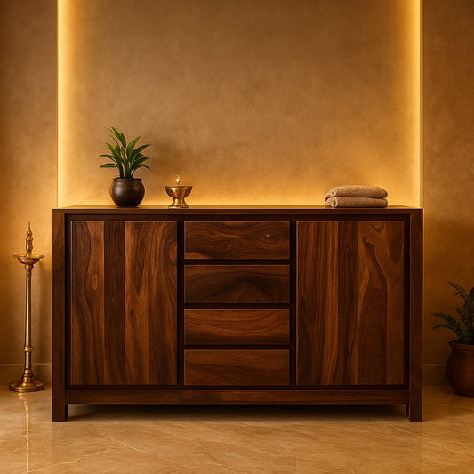 Aangan Classic Solid Wood Sideboard