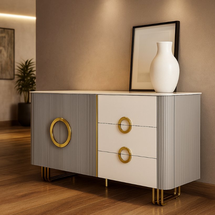 Aangan Modern LED Wall Console