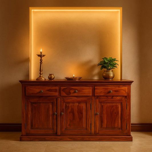Aangan Classic Solid Wood Sideboard