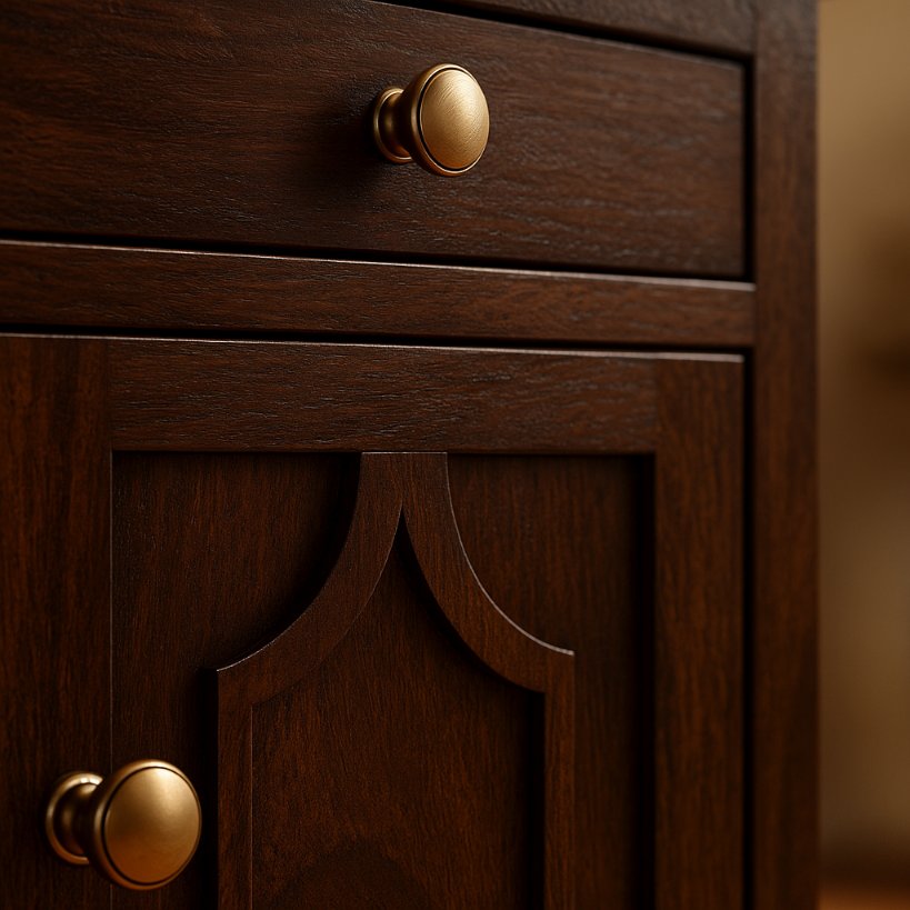 Aangan Classic Dark Wood Sideboard
