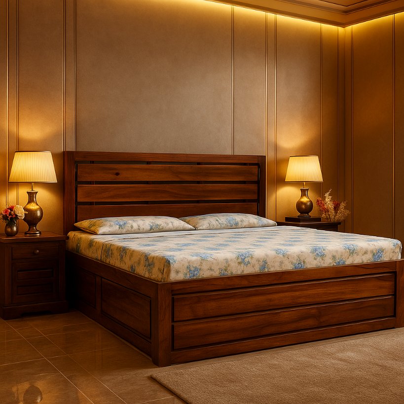 Aangan Modern Panel Bed