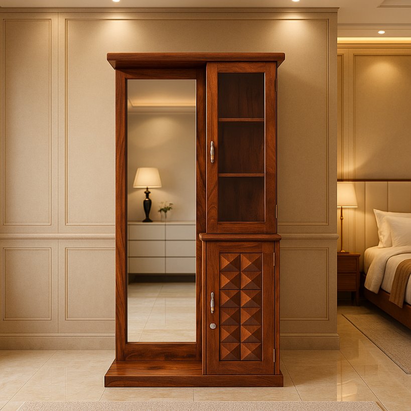 Aangan Mirror Storage Wardrobe