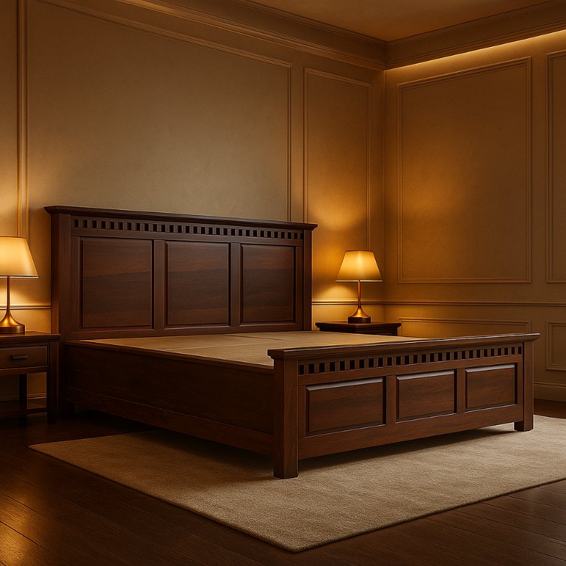 Aangan Premium Heritage Panel Bed