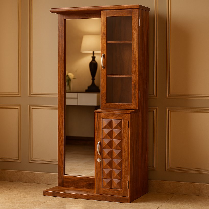 Aangan Mirror Storage Wardrobe